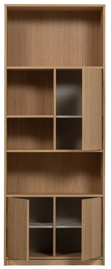 Modulárna knižnica v dekore duba v prírodnej farbe 157x199 cm Modulair – vtwonen