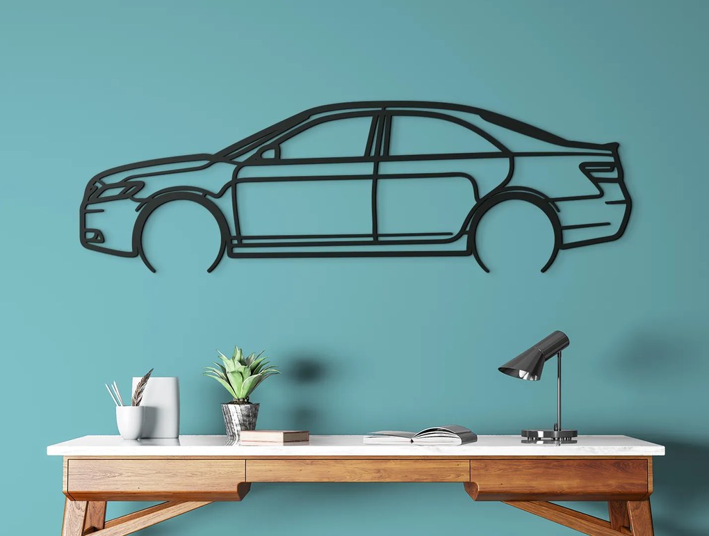 drevko Obraz na stenu Toyota Camry 07 Rozmer obrazu: 26,5 x 86 cm, Farba dekorácie: Čierna