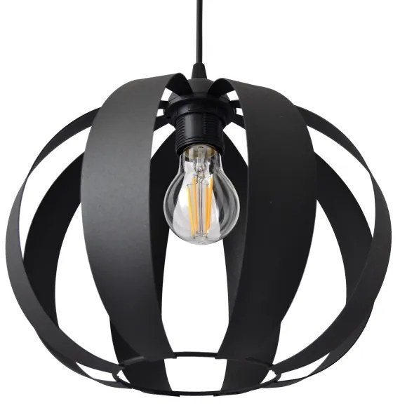 Luster na lanku NEWTON 1xE27/15W/230V čierna