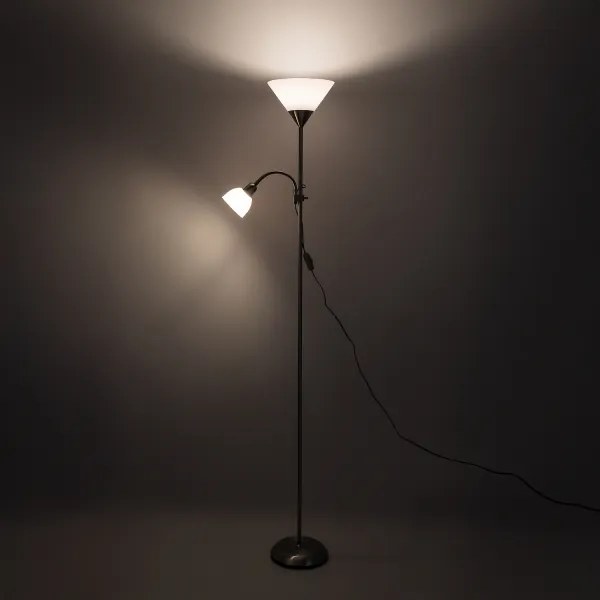 Brilagi - Stojacia lampa ARIANA 1xE27/100W/230V + 1xE14/25W čierna