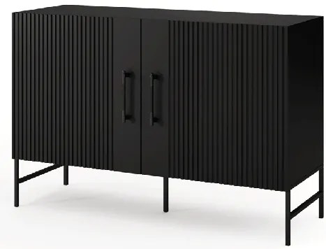 Komoda RAFTT 120x80cm, čierna