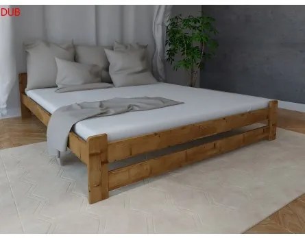 Sammer Drevená posteľ v rôznych farbách bez čela DIANA DIANA 180 x 200 cm Dub