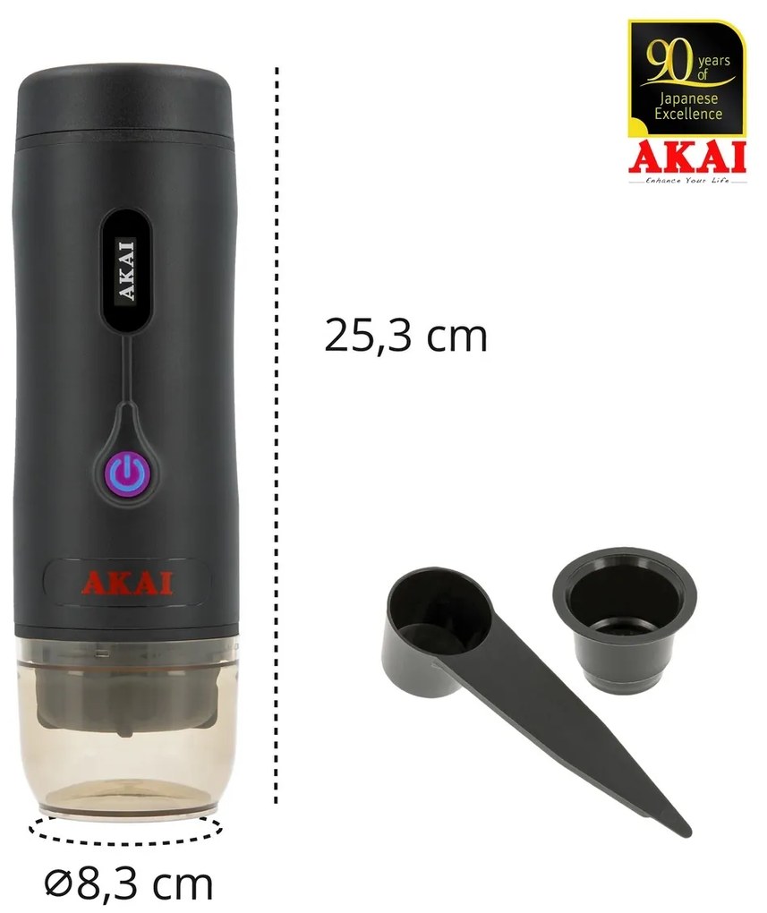 AKAI AESP-312 espresso prenosné automat