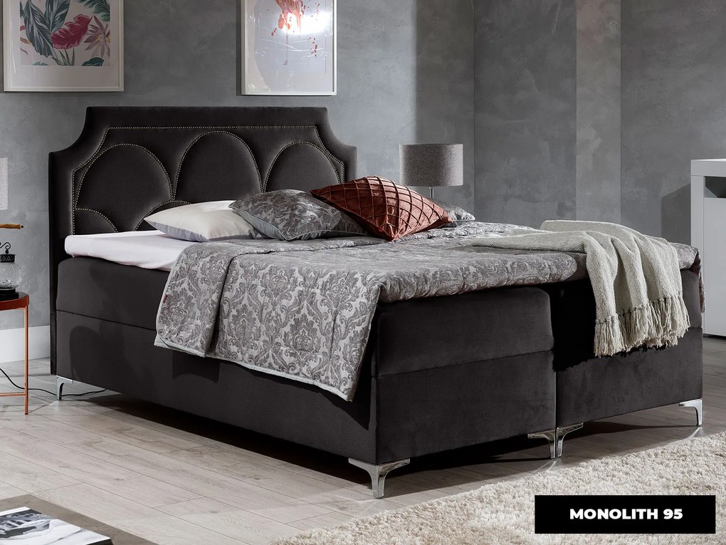PROXIMA.store - Kontinentálna boxspring posteľ CHARLENE ROZMER: 120 x 200 cm