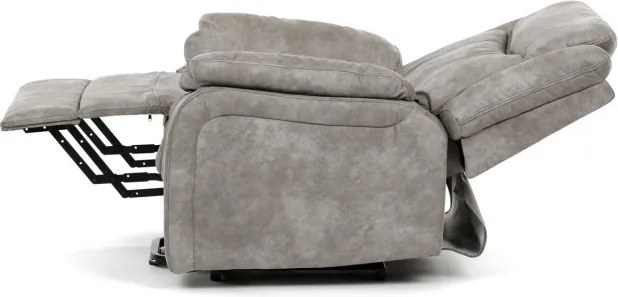 Polohovacie kreslo sivé, elektrické TV-Q8668 GREY3