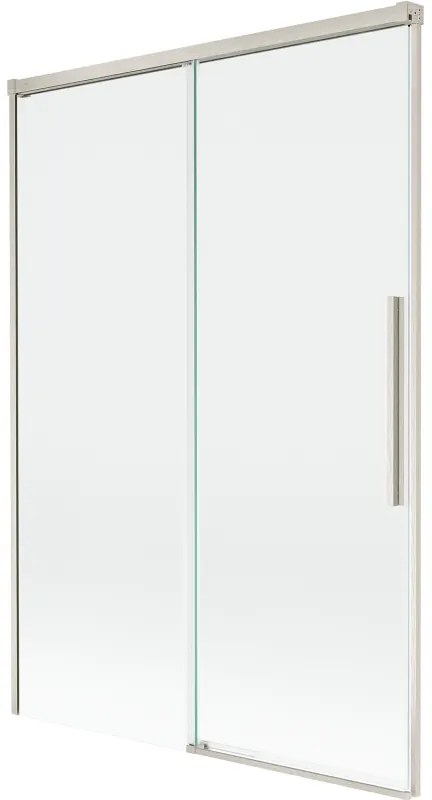 Mexen Rox, 2-krídlová posuvná vaňová zástena 120 x 150 cm, 8mm číre sklo, oceľový profil, 8C9-120-001-97-00