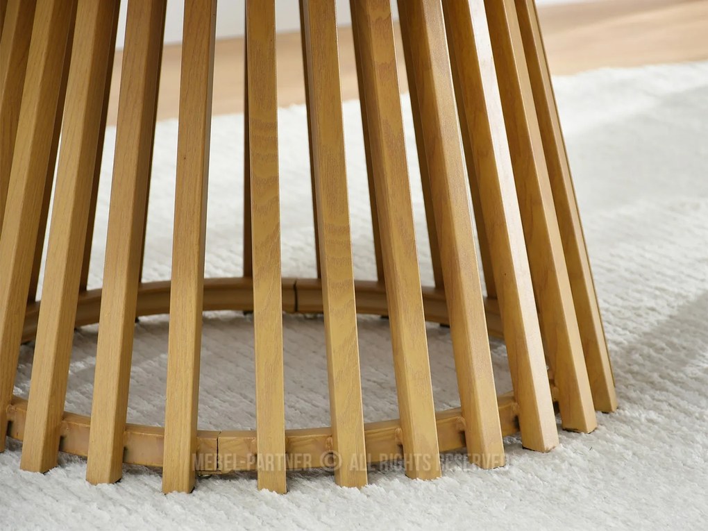 Konferenčný stolík Kara (dub). Akcia -19%. Vlastná spoľahlivá doprava až k Vám domov. 1111635