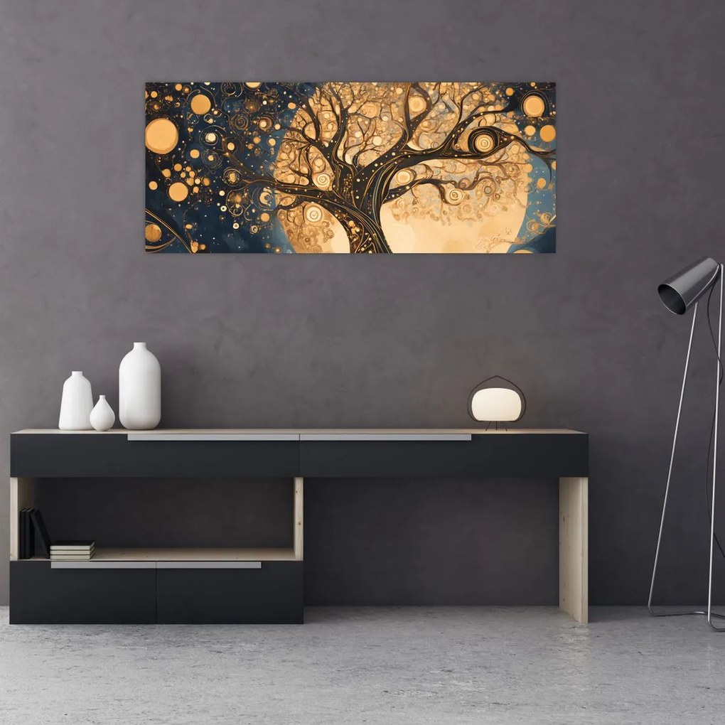 Obraz – Surrealistický strom (120x50 cm)