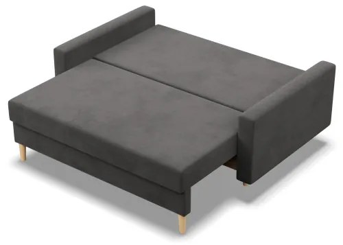 Dvojmiestna pohovka BLANK Comfort rozkladacia, sivá