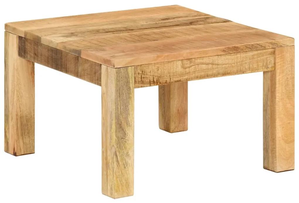 Konferenčný stolík 55x55x35 cm masívne mangovníkové drevo 350321