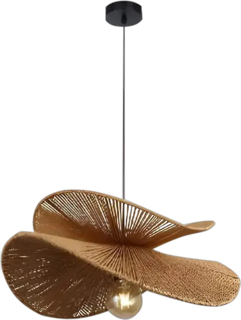 Toolight Toolight, stropné svietidlo 1xE27, APP1828-1CP, prírodná hnedá, OSW-00627