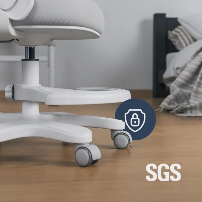 Detská otočná stolička Mark Adler Junior 4.3 sivá