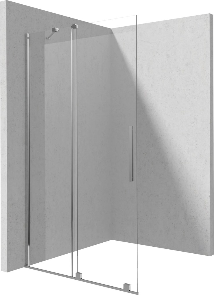 Deante Sprchová zastena Walk-in Prizma, posuvná - KTJ 032R 120 cm, chróm - bez vaničky