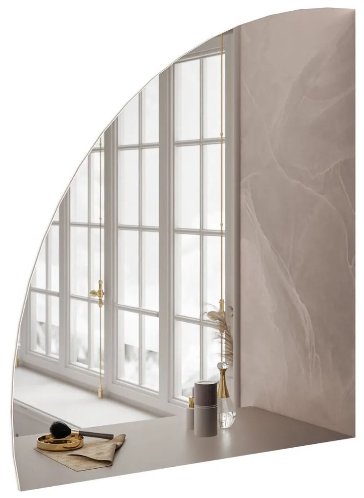 ZÁVESNÉ ZRKADLO EMELINE ĽAVE + LED