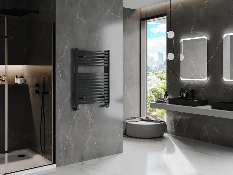 Mexen Helios, vykurovacie teleso 800 x 600 mm, 448 W, antracitová, W103-0800-600-00-66