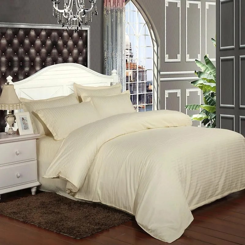 INTERMEDIC SK Hotelové povlečenie 3 ks set – béžová, 140x200 + 70x90 + 45x45 cm