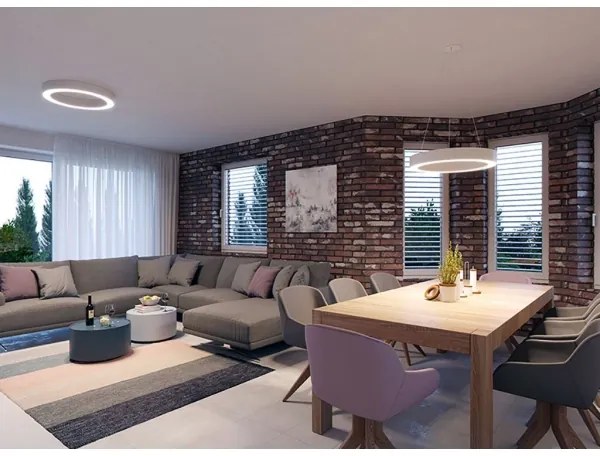 LED2 - LED Luster na lanku SATURN LED/50W/230V 3000K pr. 60 cm biela