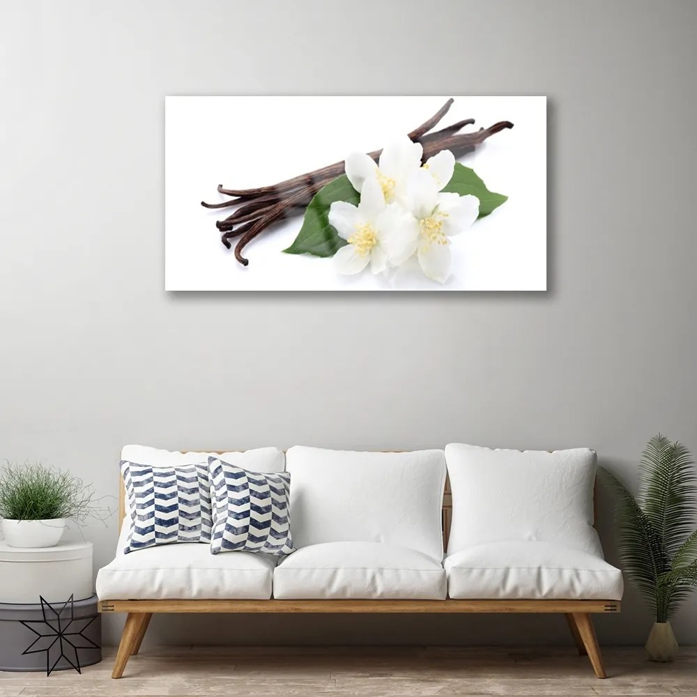 Skleneny obraz Tyčinka vanilky do kuchyne 120x60 cm