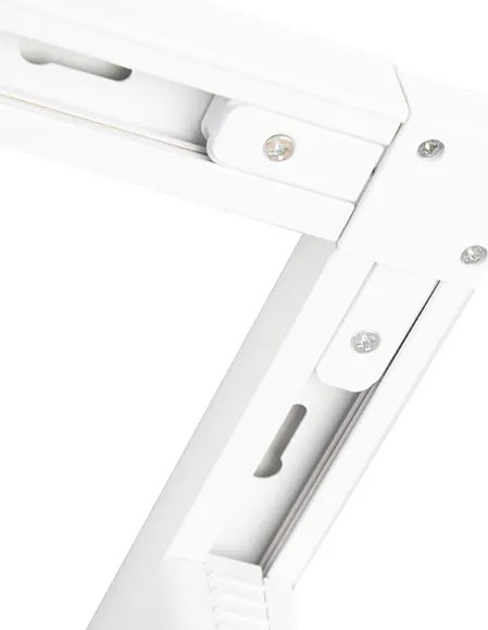 Moderný koľajnicový systém s 5 reflektormi 1-fázový biely - Jeany