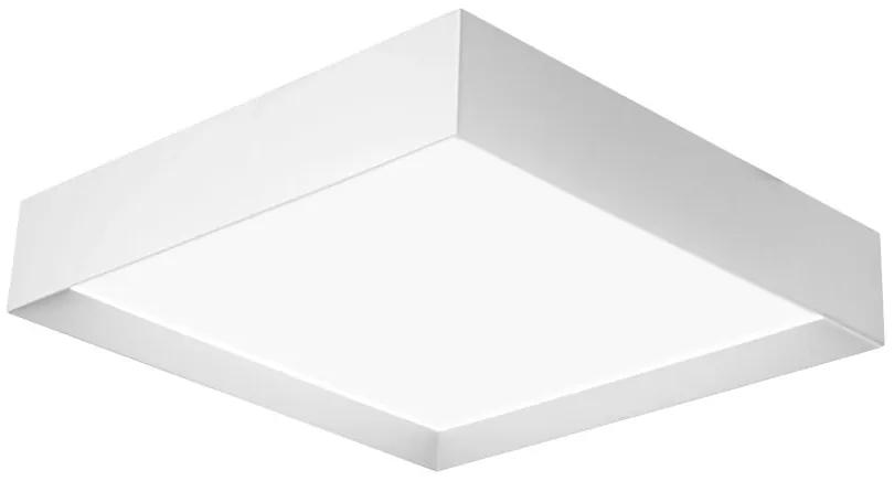 PALNAS Moderné stropné LED prisadené svetlo LILY, 35W, teplá biela, 41x41cm, hranaté, biele