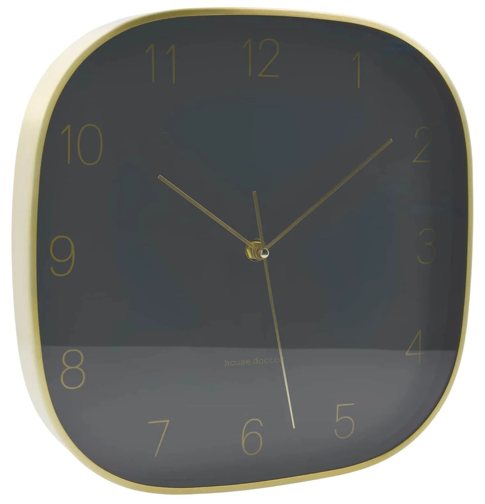 House Doctor Nástenné hodiny Shape Dark Grey