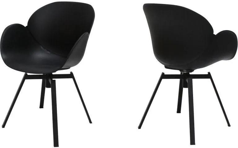 Dizajnová stolička Olive / čierna