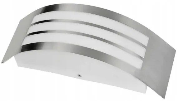 Vonkajšie nástenné svietidlo 1xE27/14W/230V IP44 matný chróm