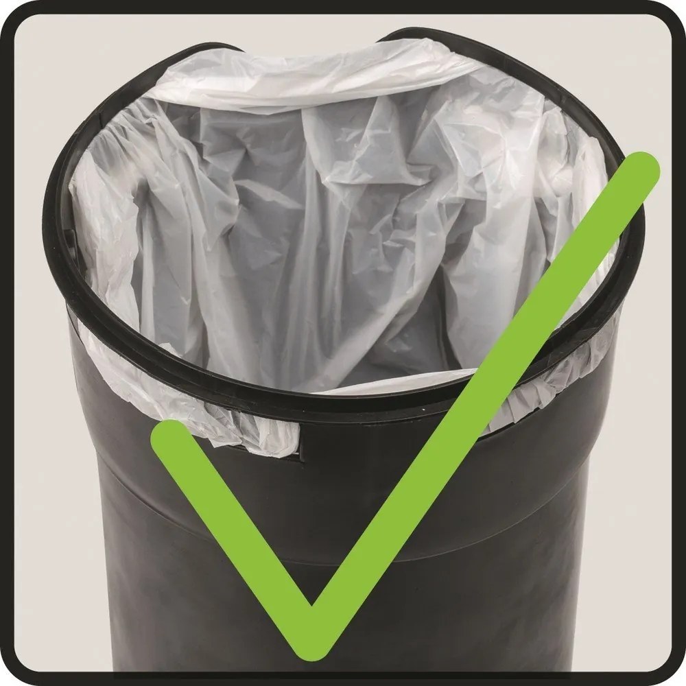 Pedálový oceľový odpadkový kôš 3 l Leman - Wenko