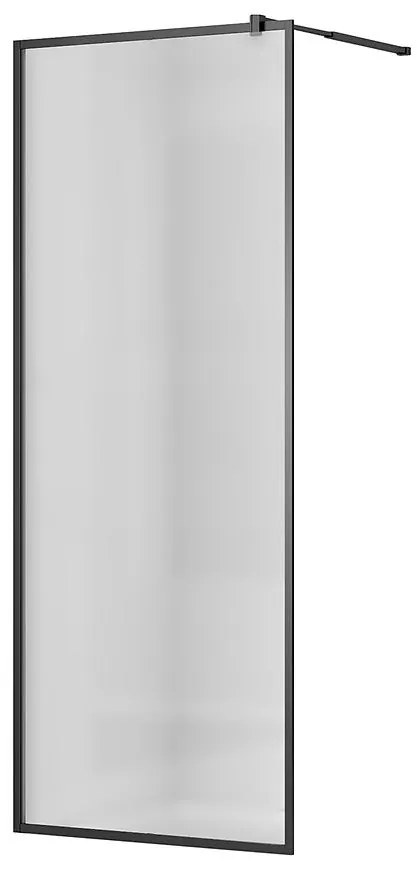 Sprchová stena Walk-in Blur 90x195 black