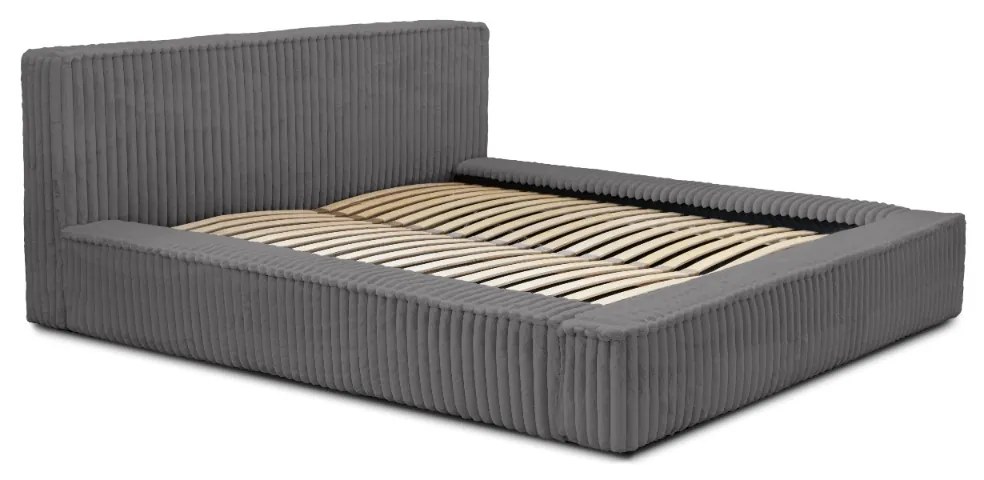 ČALÚNENÁ POSTEĽ SANTI 140x200 VITO 16 ŠEDÁ
