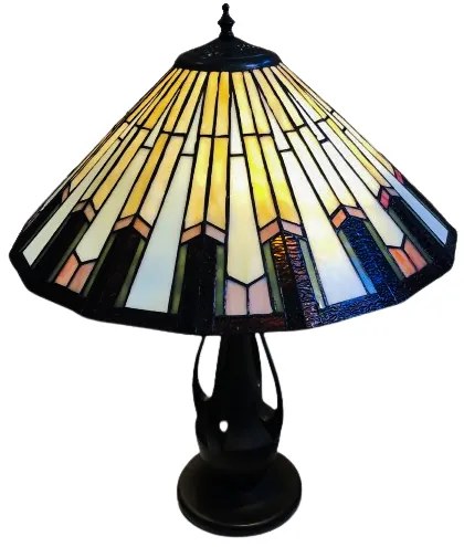 Veľká stolná lampa Tiffany SISY Ø46*60