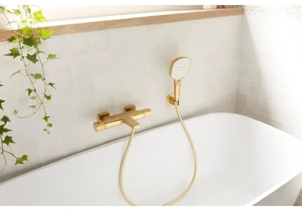 KFA Armatura 5754-010-31 - Termostatická vaňová batéria MALAGA, kartáčované zlato