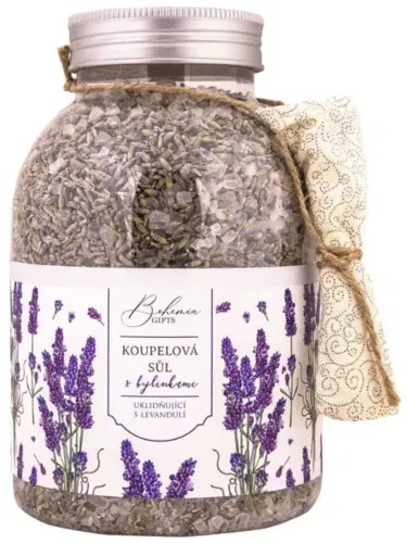 Bohemia Gifts Upokojujúca kúpeľová soľ s levanduľou, 1200 g