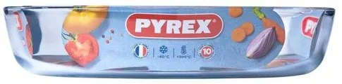 Pyrex Sklenená zapekacia misa oválna 2,2 l, 30 x 21 x 6 cm
