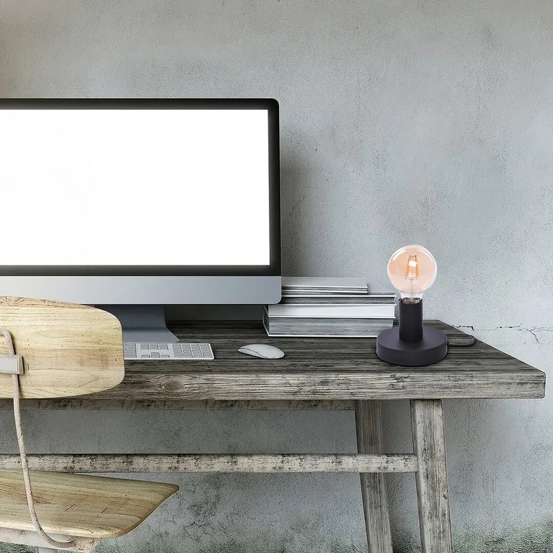 Rabalux BOWIE stolná lampa 60W | E27 | IP20 - čierna