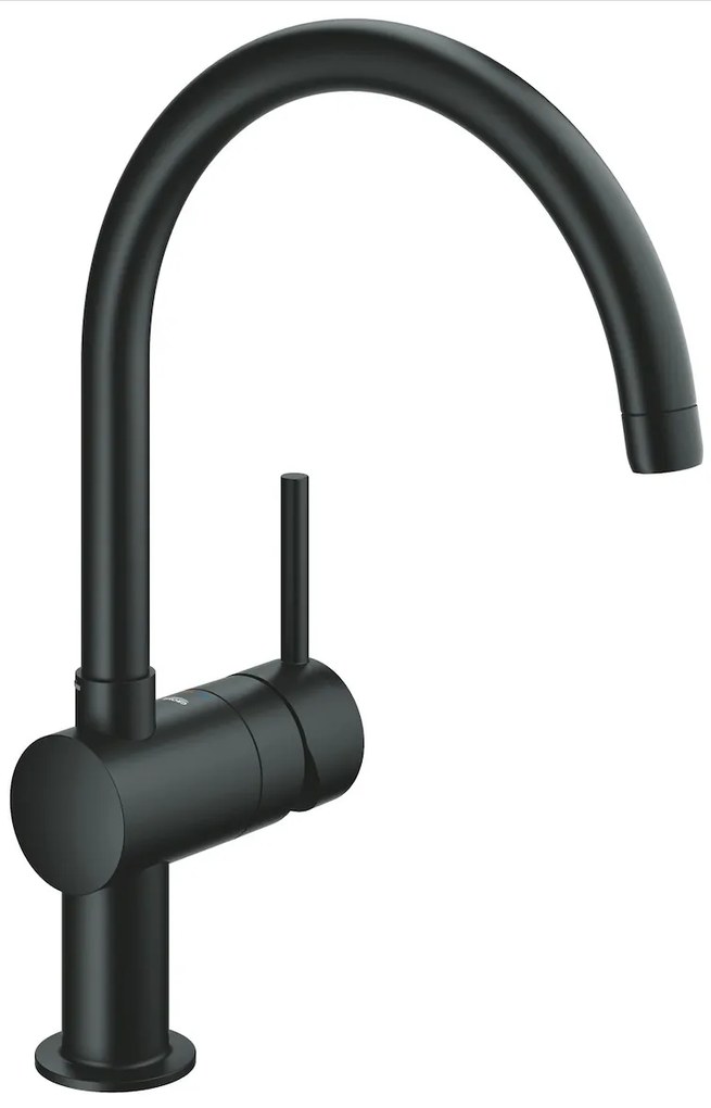 Drezová batéria Grohe Minta s otočným ramienkom velvet black 32917KS0