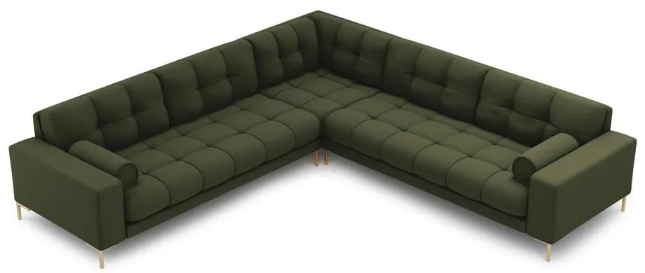 Zelená rohová variabilná pohovka Bali – Cosmopolitan Design