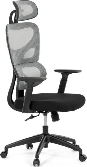 Kancelárska stolička sivá KA-K2080 GREY