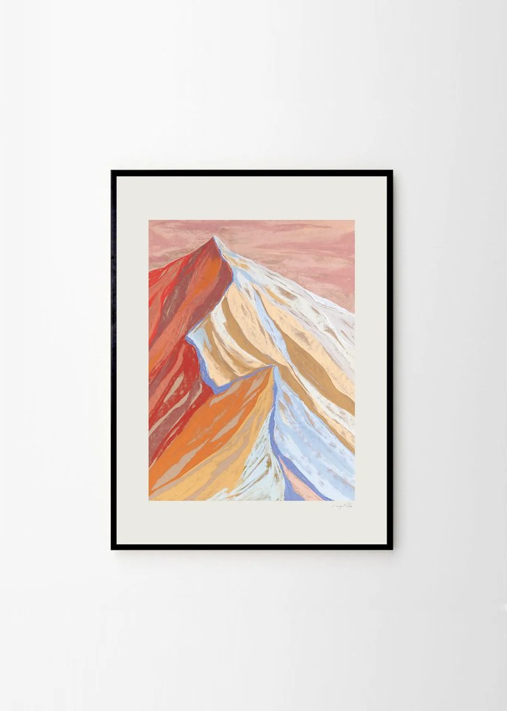 THE POSTER CLUB Autorský plagát Cuillin Ridge VII by Mandy Maria 50x70 cm