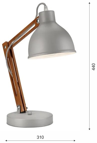 Stolná lampa MARCELLO 1xE27/60W/230V