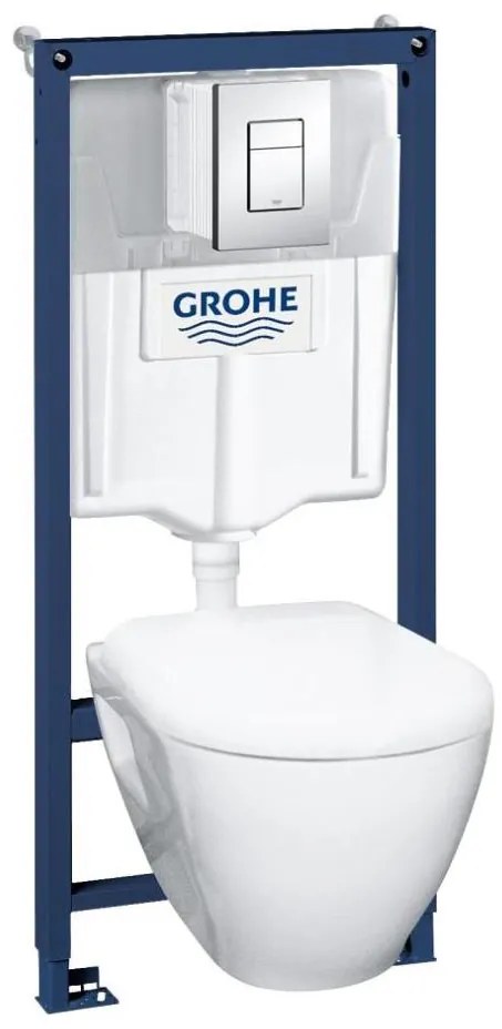 GROHE 39186000 - Sada predstennej inštalácie SOLIDO 1,13 m, biela