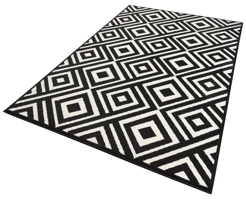 Čierno-biely koberec Zala Living Art, 140 × 200 cm