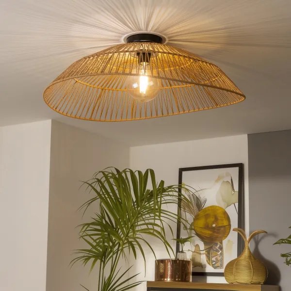 Univerzálne tienidlo KERIA, priemer 70 cm, hnedé