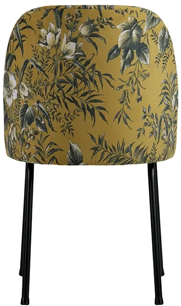 BePureHome Vogue zamatová jedálenská stolička - Vzorovaná + kvety