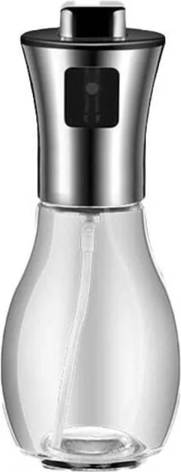 Dávkovač oleja s rozstrekovačom 200 ml - strieborný