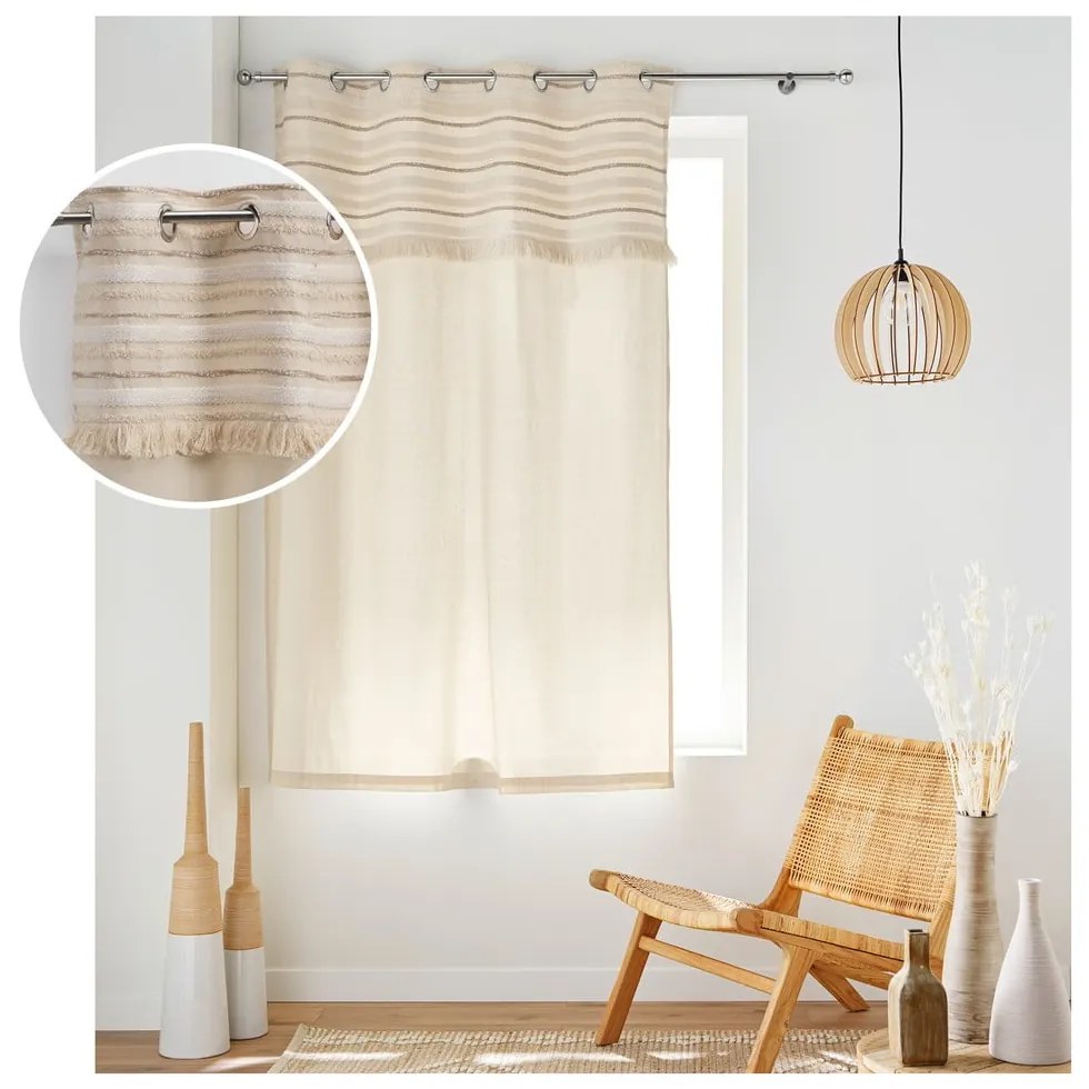 Záves v prírodnej farbe 140x180 cm Atlas – douceur d'intérieur