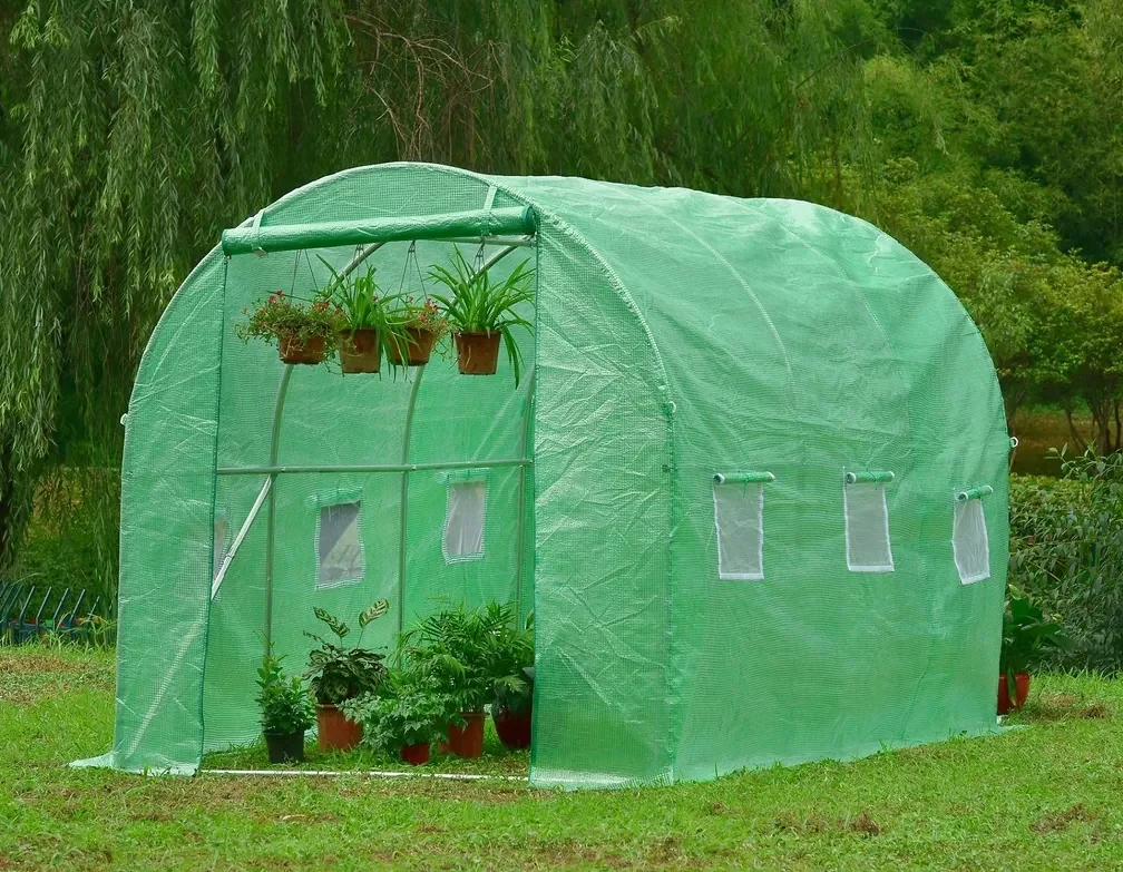 Záhradný fóliovník 2,5x5m ZELENÝ + darček