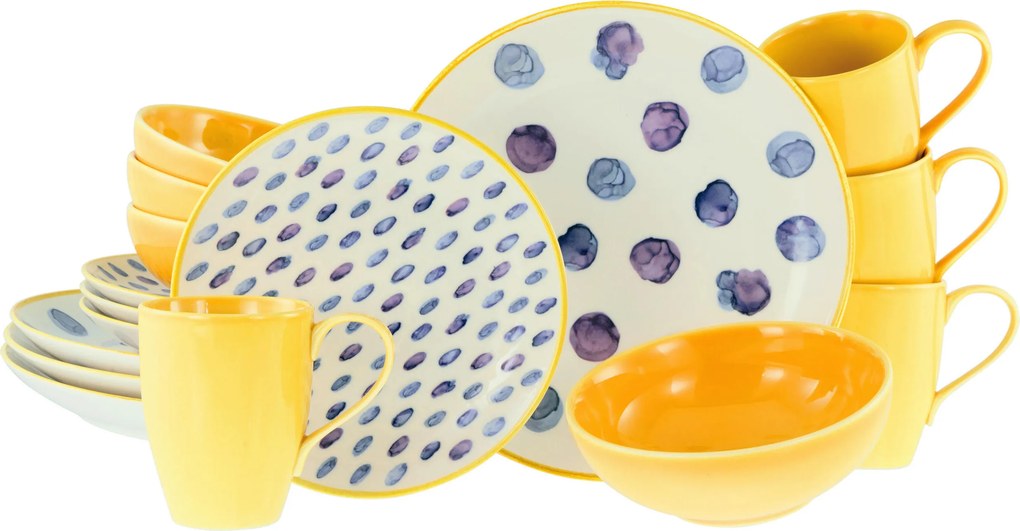 XXXLutz KOMBINOVANÝ SERVIS Maisie 16-dielne Creatable - Online Only bytové doplnky - 007768056801