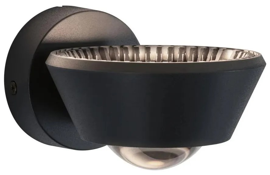 Paulmann 79769 - LED/9W IP44 Stmievateľné nástenné svietidlo SABIK 230V