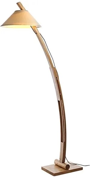 Drevená stojacia lampa 1xE27/60W/230V masív/jaseň